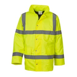 Yoko Unisex Adult Classic Motorway Hi-Vis Padded Jacket - S, Yellow