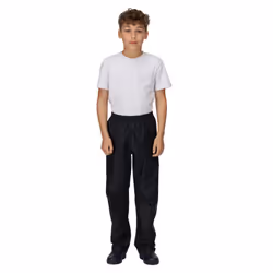 Regatta Childrens/Kids Stormbreak Waterproof Over Trousers - 26R, Black