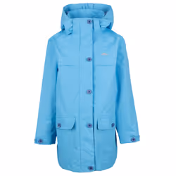 Trespass Girls Fairly TP50 Waterproof Jacket - 7-8 Years, Blue Skies