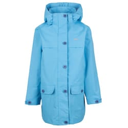 Trespass Girls Fairly TP50 Waterproof Jacket - 7-8 Years, Blue Skies