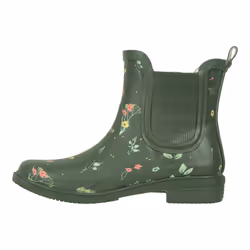 Mountain Warehouse Womens/Ladies Flowers Rubber Ankle Wellington Boots - 5 UK, Dark Khaki