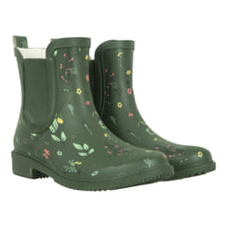Mountain Warehouse Womens/Ladies Flowers Rubber Ankle Wellington Boots - 6 UK, Dark Khaki