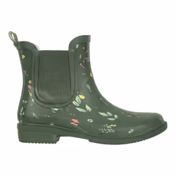 Mountain Warehouse Womens/Ladies Flowers Rubber Ankle Wellington Boots - 6 UK, Dark Khaki