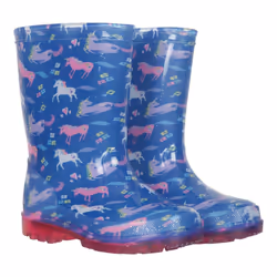 Mountain Warehouse Childrens/Kids Splash Unicorn Light Up Wellington Boots - 9 UK Child, Purple