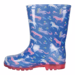 Mountain Warehouse Childrens/Kids Splash Unicorn Light Up Wellington Boots - 9 UK Child, Purple