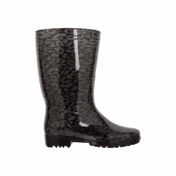 Mountain Warehouse Womens/Ladies Splash Animal Print Wide Calf Wellington Boots - 5 UK, Dark Grey