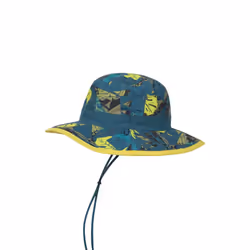 Mountain Warehouse Childrens/Kids Printed Water Resistant Sun Hat - S, Petrol