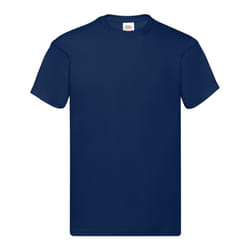 Fruit of the Loom Mens Original T-Shirt - XL, Navy