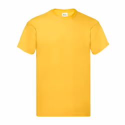 Fruit of the Loom Mens Original T-Shirt - XXL, Sunflower