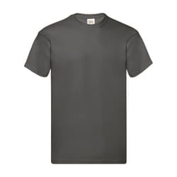 Fruit of the Loom Mens Original T-Shirt - 3XL, Light Graphite