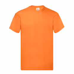 Fruit of the Loom Mens Original T-Shirt - S, Orange