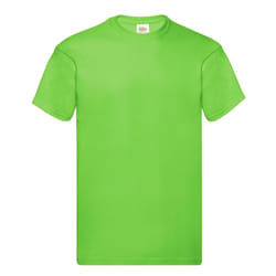 Fruit of the Loom Mens Original T-Shirt - M, Lime