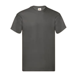 Fruit of the Loom Mens Original T-Shirt - L, Light Graphite
