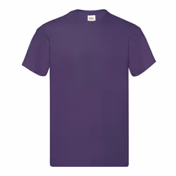 Fruit of the Loom Mens Original T-Shirt - XL, Purple