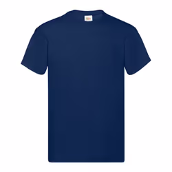 Fruit of the Loom Mens Original T-Shirt - XXL, Navy