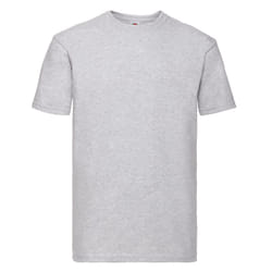 Fruit of the Loom Mens Super Premium Heather T-Shirt - XL, Grey