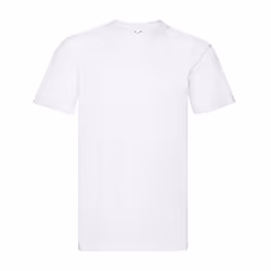 Fruit of the Loom Mens Super Premium Plain T-Shirt - M, White
