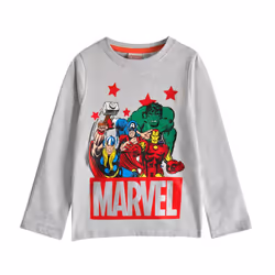 Marvel Avengers Boys Printed Long Pyjama Set - 7-8 Years, Black/Grey