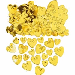 Amscan Embossed Metallic Hearts Confetti