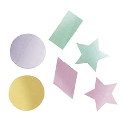 Unique Party Foil Shapes Happy Birthday Confetti