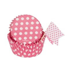 Unique Party Dotted Muffin and Cupcake Cases (Pack of 24)