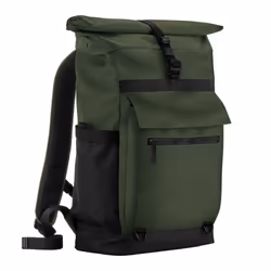 Quadra Axis Roll Top Backpack - One Size, Forest Night