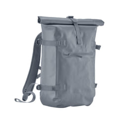 Quadra Tailored Luxe Roll Top Backpack - One Size, Blue Grey