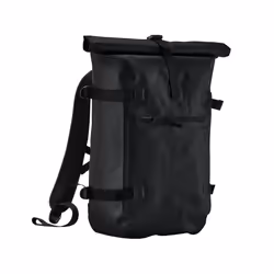 Quadra Tailored Luxe Roll Top Backpack - One Size, Black
