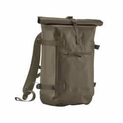 Quadra Tailored Luxe Roll Top Backpack - One Size, Covert Green