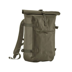Quadra Tailored Luxe Roll Top Backpack - One Size, Covert Green