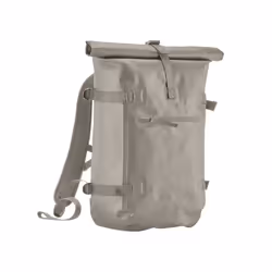 Quadra Tailored Luxe Roll Top Backpack - One Size, Natural Stone