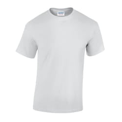 Gildan Unisex Adult Heavy Cotton T-Shirt - L, White