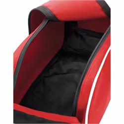 Quadra Teamwear Shoe Bag - One Size, Black/Classic Red/White