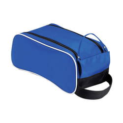 Quadra Teamwear Shoe Bag - One Size, Bright Royal Blue/Black/White