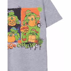 Teenage Mutant Ninja Turtles Childrens/Kids Boo Crew Marl T-Shirt - 13-14 Years, Grey