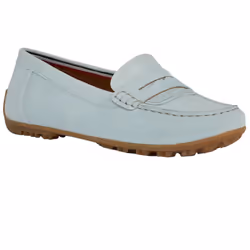 Geox Womens/Ladies Kosmopolis Suede Moccasins - 7.5 UK, Light Blue