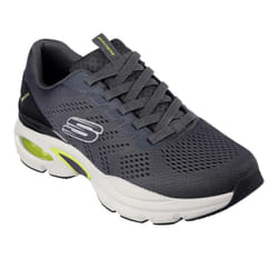 Skechers Mens Ventura Skech-Air Trainers - 8 UK, Charcoal/Lime