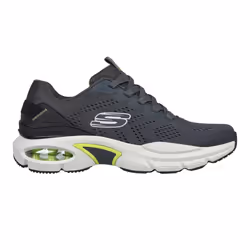 Skechers Mens Ventura Skech-Air Trainers - 11 UK, Charcoal/Lime