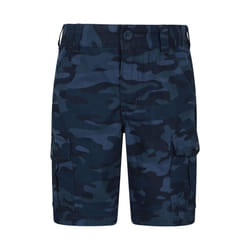 Mountain Warehouse Childrens/Kids Camo Cargo Shorts - 11-12 Years, Navy