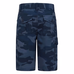 Mountain Warehouse Childrens/Kids Camo Cargo Shorts - 11-12 Years, Navy