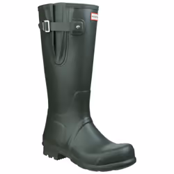 Hunter Mens Original Adjustable Side Tabs Wellington Boots - 8 UK, Dark Olive
