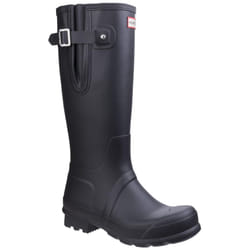 Hunter Mens Original Adjustable Side Tabs Wellington Boots - 10 UK, Black