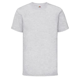 Fruit of the Loom Childrens/Kids Valueweight Heather T-Shirt - 7-8 Years, Heather Grey