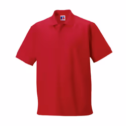 Russell Mens Ultimate Classic Cotton Polo Shirt - XS, Classic Red
