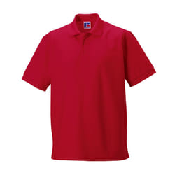 Russell Mens Ultimate Classic Cotton Polo Shirt - 3XL, Classic Red