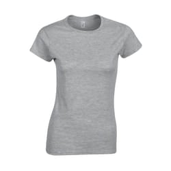 Gildan Womens/Ladies Soft Touch T-Shirt - 16 UK, Sports Grey