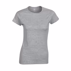 Gildan Womens/Ladies Soft Touch T-Shirt - 12 UK, Sports Grey