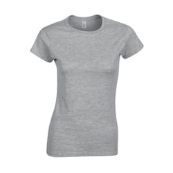 Gildan Womens/Ladies Soft Touch T-Shirt - 12 UK, Sports Grey