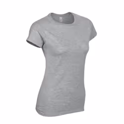 Gildan Womens/Ladies Soft Touch T-Shirt - 12 UK, Sports Grey