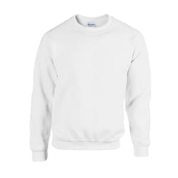 Gildan Unisex Adult Heavy Blend Crew Neck Sweatshirt - S, White